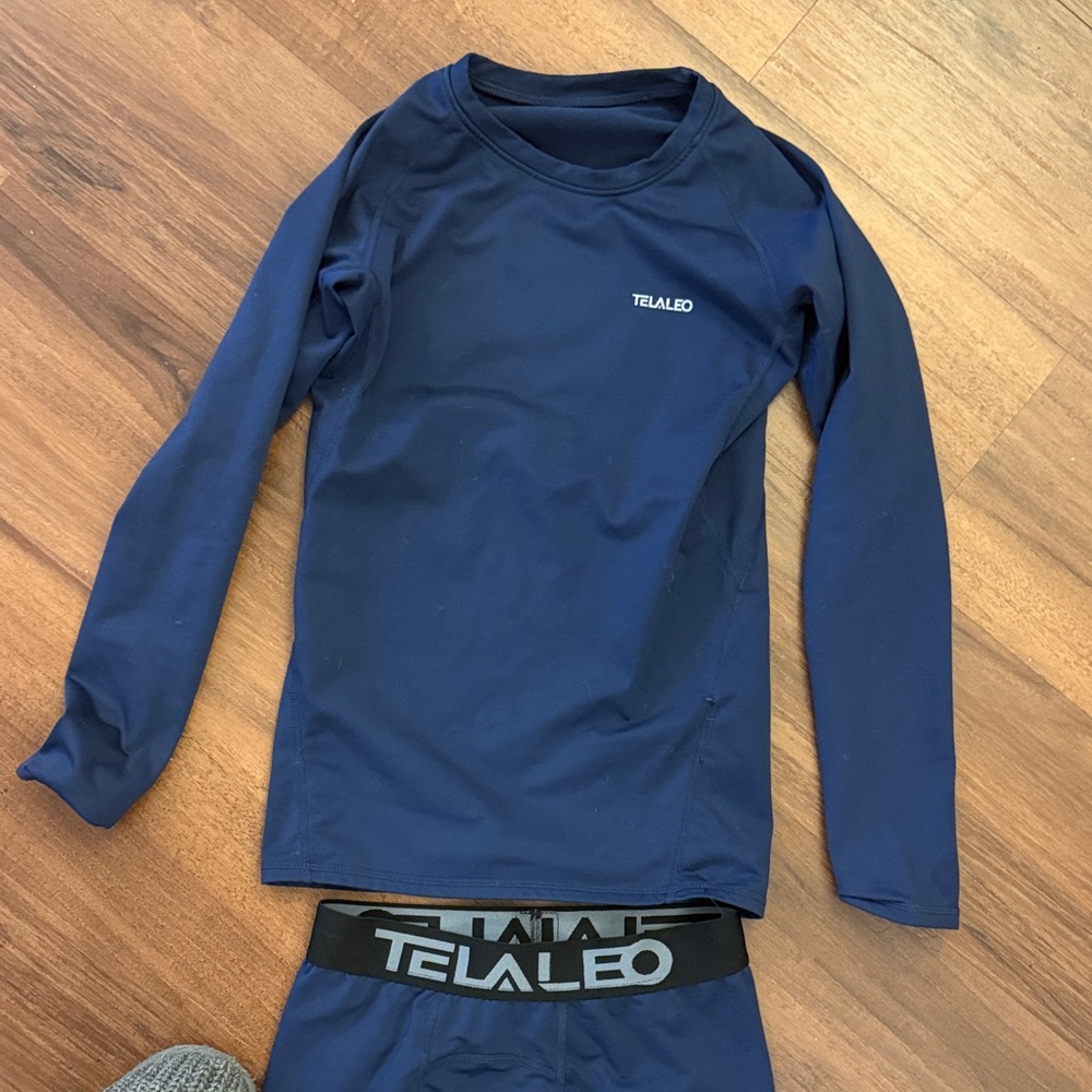 Kids Navy thermal Set